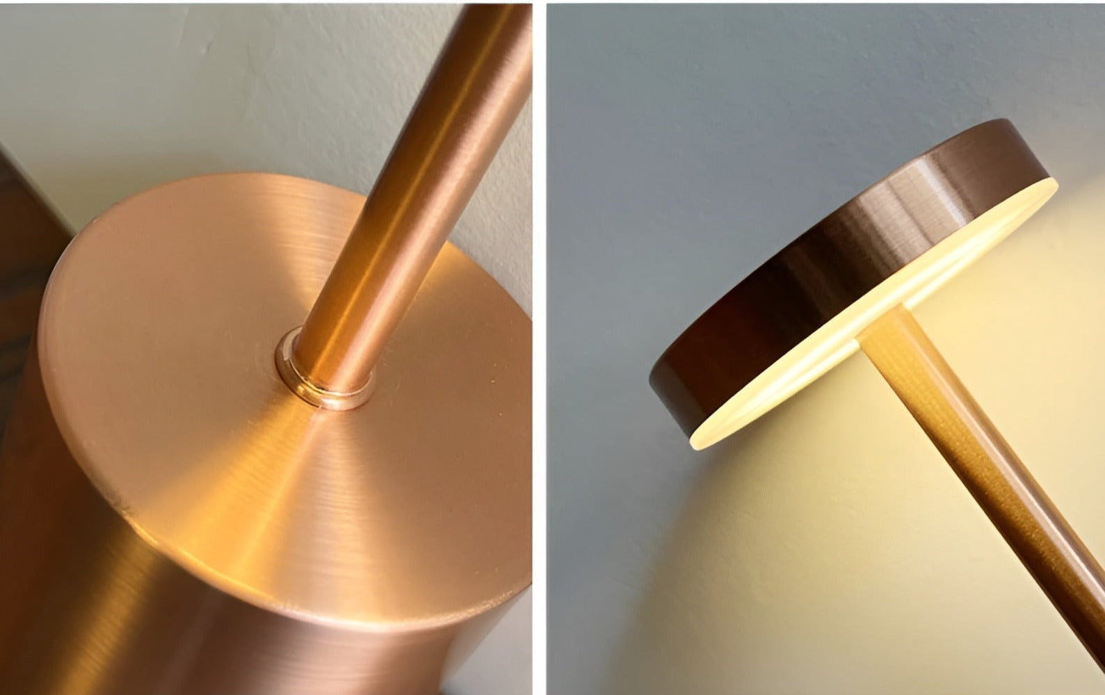 RetroGlow - Retro-Inspired LED Table Lamp with Wireless and USB Charging