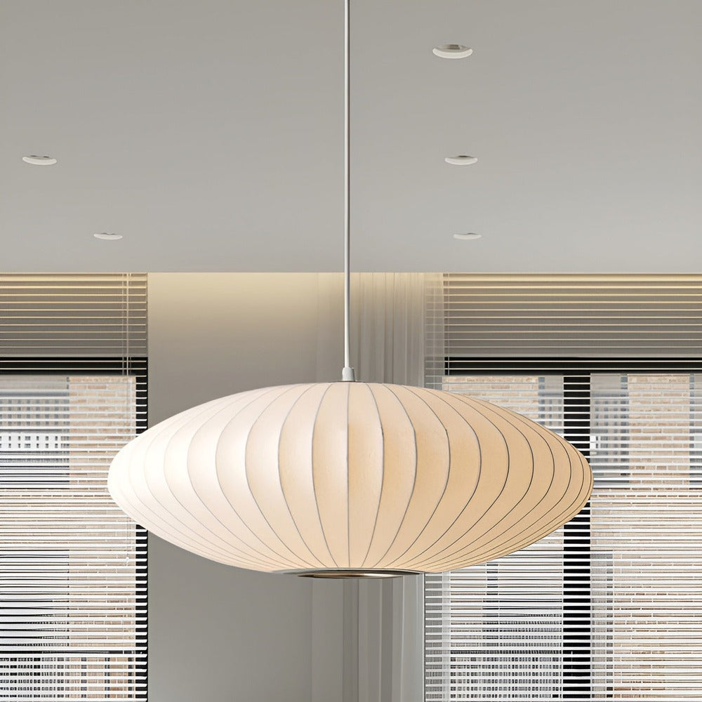 RoundRipples - 50/60 cm Canopy and Fabric, Bubble-shaped Pendant Lamp