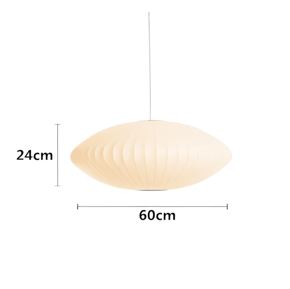 RoundRipples - 50/60 cm Canopy and Fabric, Bubble-shaped Pendant Lamp