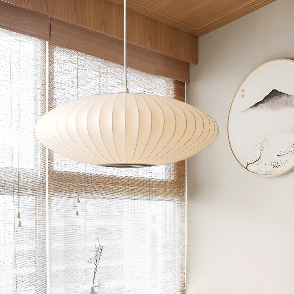 RoundRipples - 50/60 cm Canopy and Fabric, Bubble-shaped Pendant Lamp