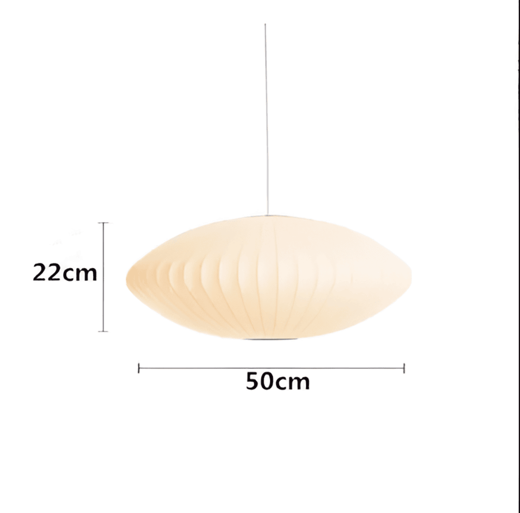 RoundRipples - 50/60 cm Canopy and Fabric, Bubble-shaped Pendant Lamp