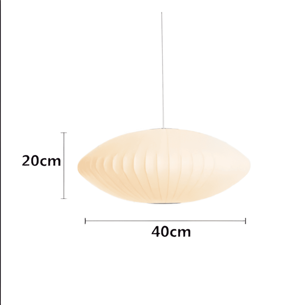 RoundRipples - 50/60 cm Canopy and Fabric, Bubble-shaped Pendant Lamp