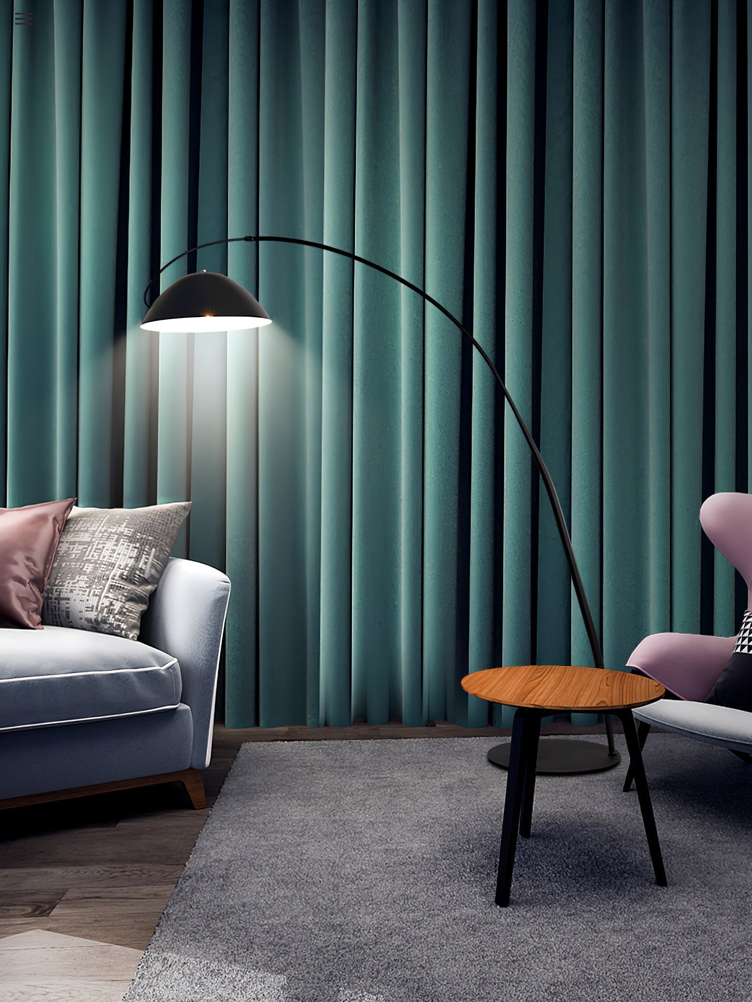 Frische Arc Floor Lamp