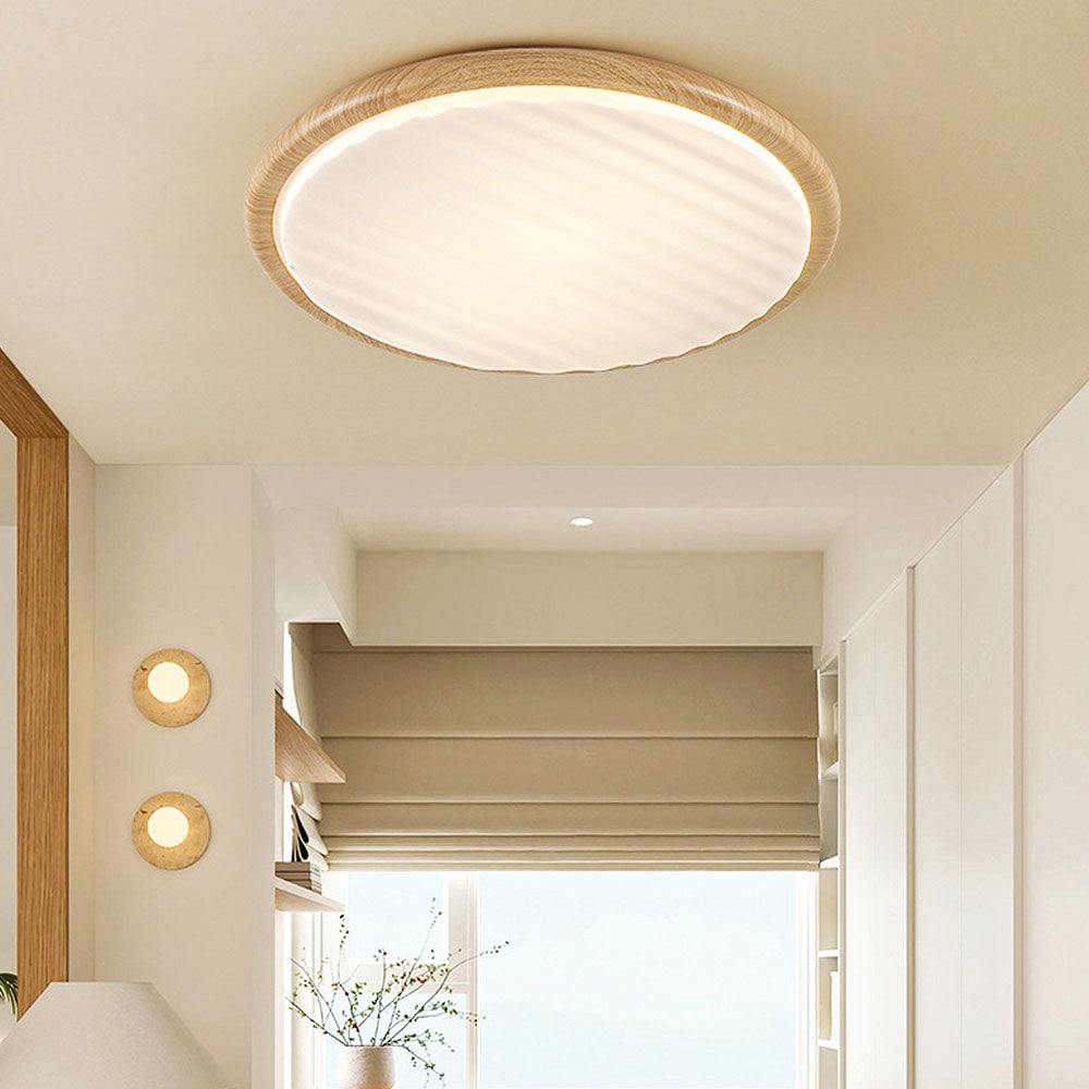 Round Flat LED Ceiling Lamp for Bedroom