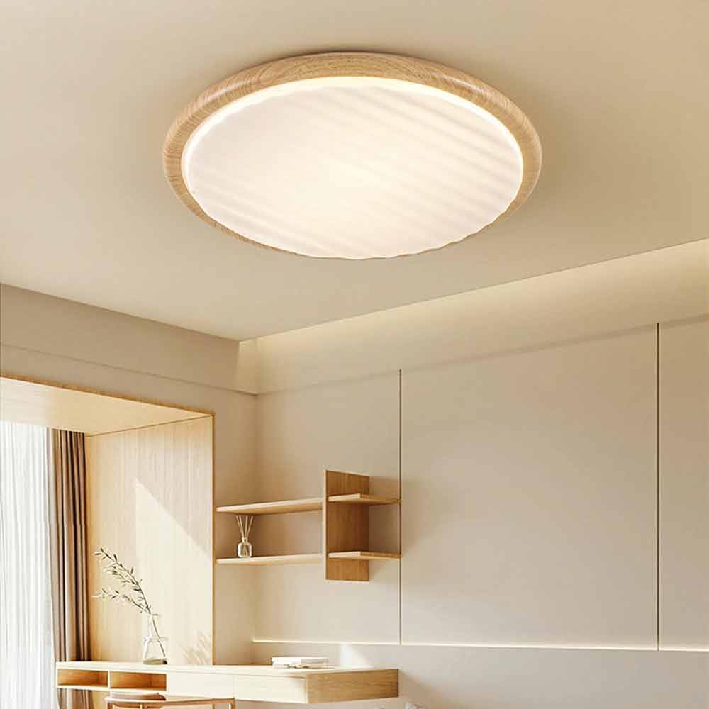 Round Flat LED Ceiling Lamp for Bedroom