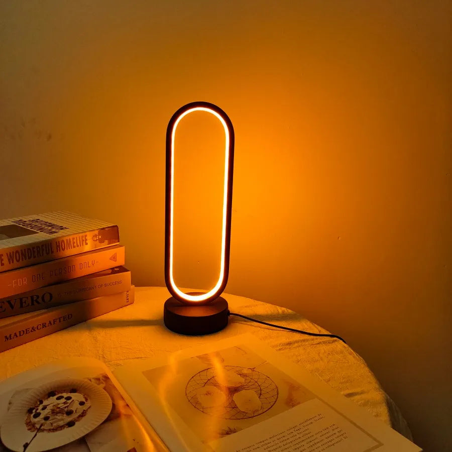 Luxury Dimmable LED Ring Lamp for Bedroom and Living Room