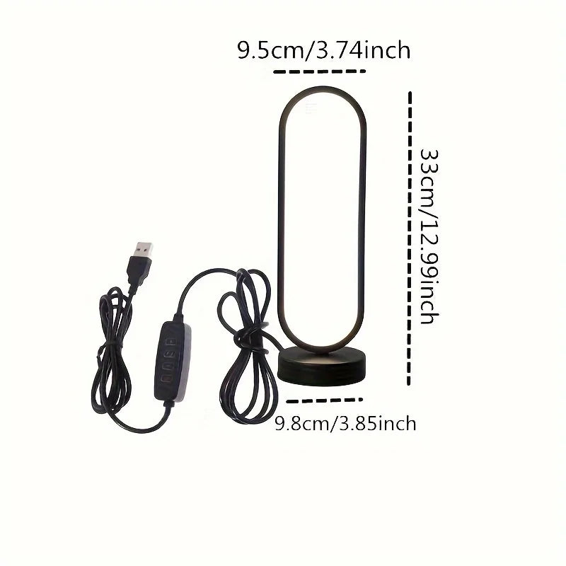 Luxury Dimmable LED Ring Lamp for Bedroom and Living Room