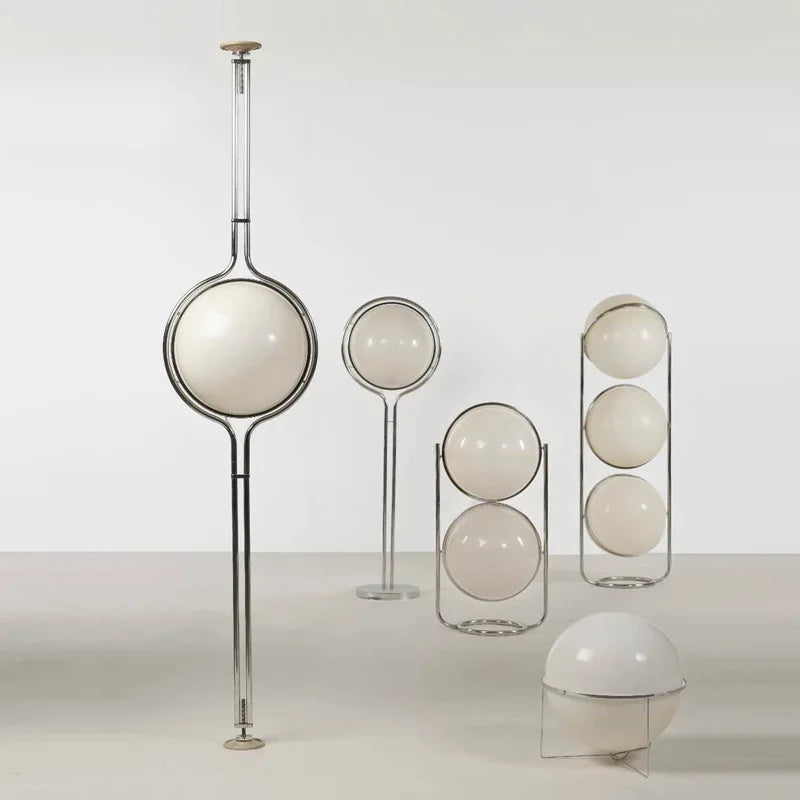 LumiSphere Art Deco LED Globe Floor Lamp