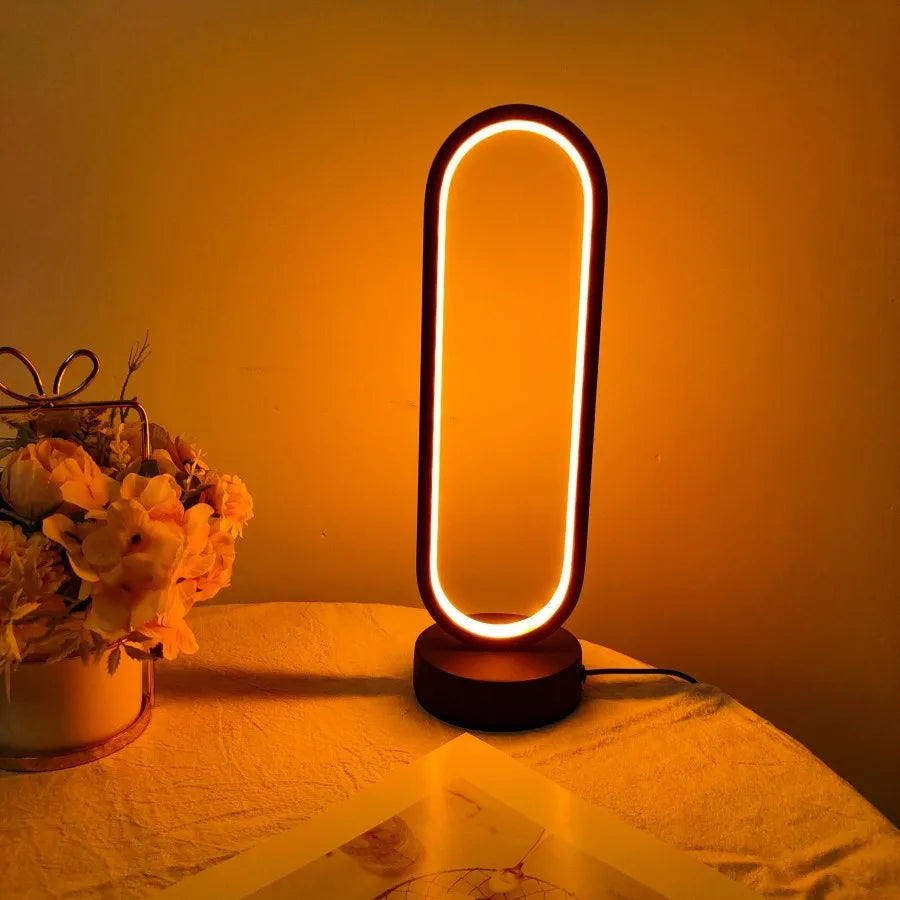 Luxury Dimmable LED Ring Lamp for Bedroom and Living Room