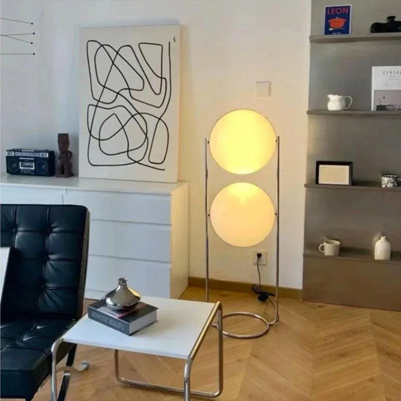 LumiSphere Art Deco LED Globe Floor Lamp
