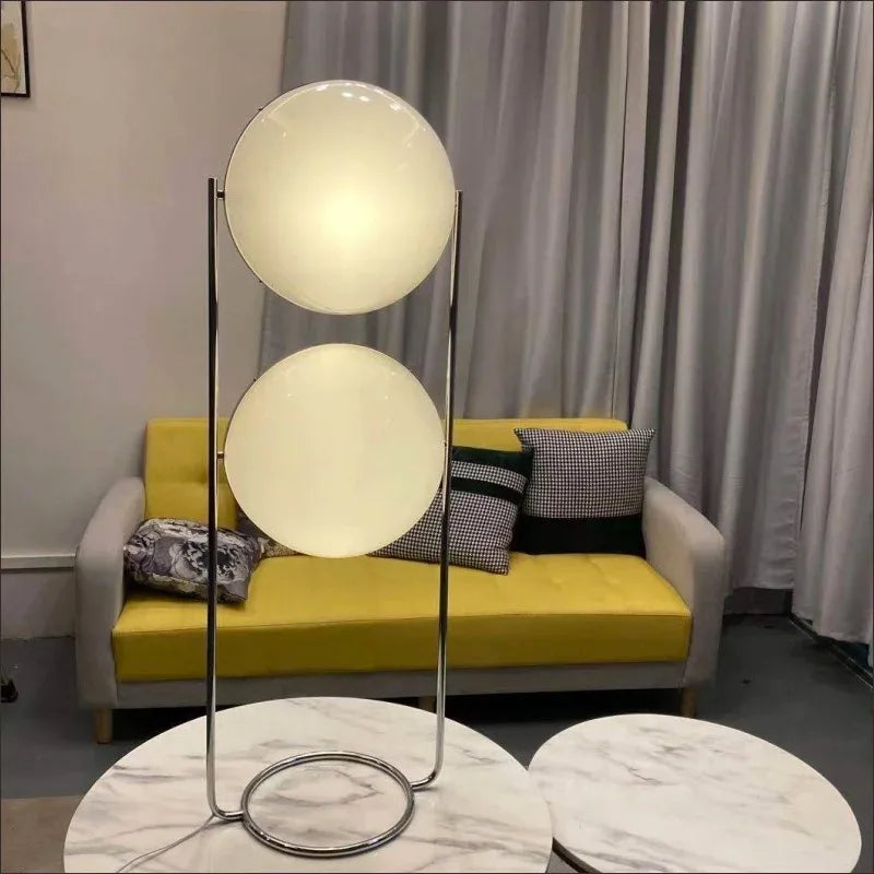 LumiSphere Art Deco LED Globe Floor Lamp