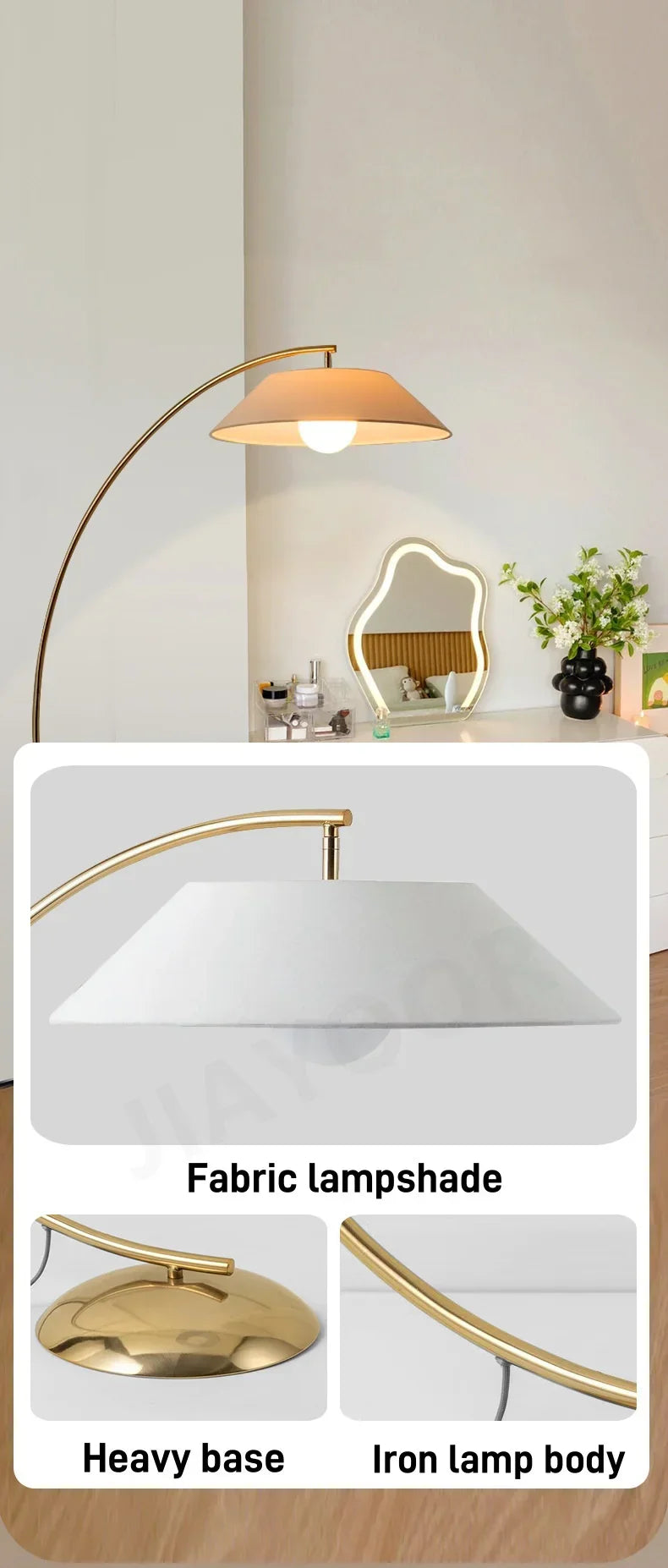 Luxury Floor Lamp – Stylish Ambient Lighting for Living Room and Bedroom
