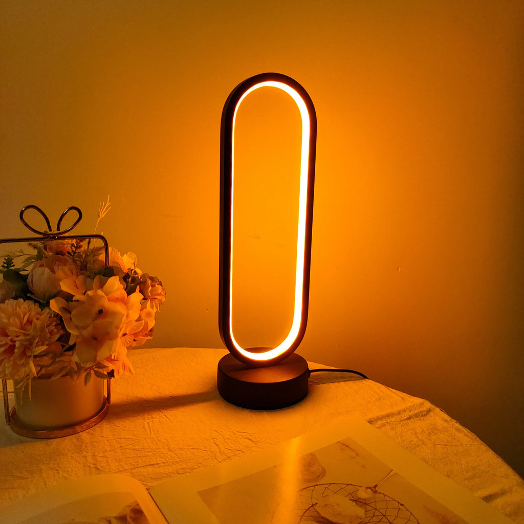 Luxury Dimmable LED Ring Lamp for Bedroom and Living Room