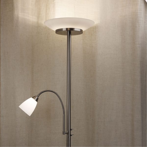 Siena Floor Lamp with Chrome Finish