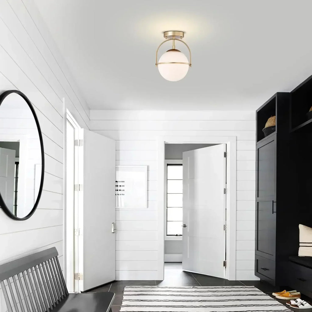 Corinna - Scandinavian Frosted Glass Ceiling Lamp