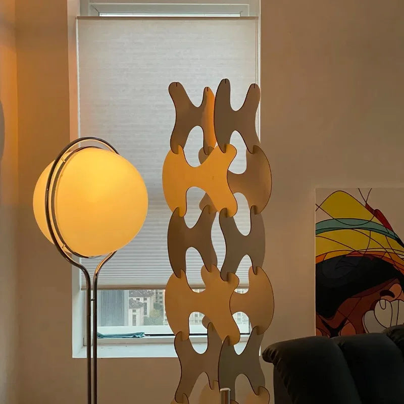 LumiSphere Art Deco LED Globe Floor Lamp