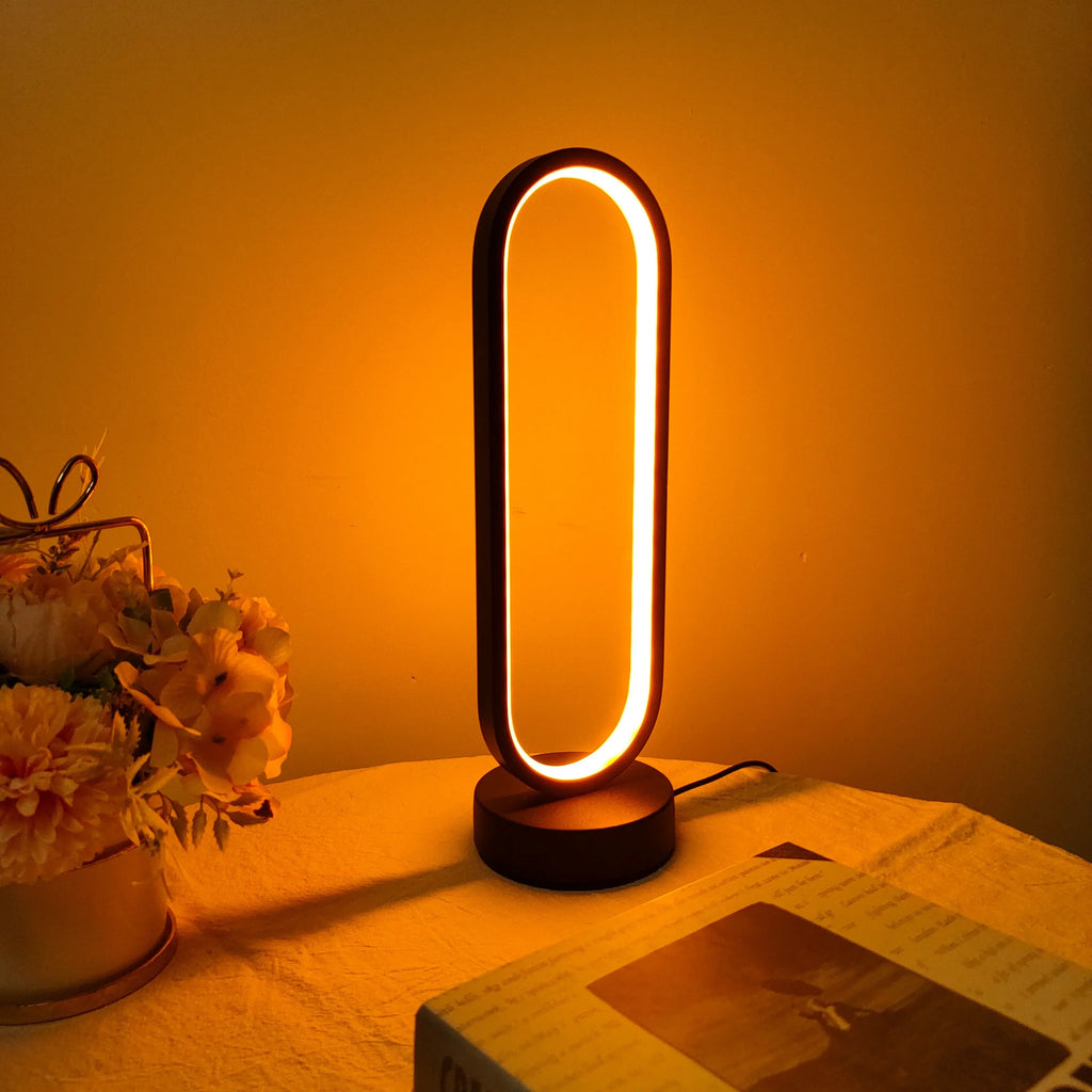 Luxury Dimmable LED Ring Lamp for Bedroom and Living Room