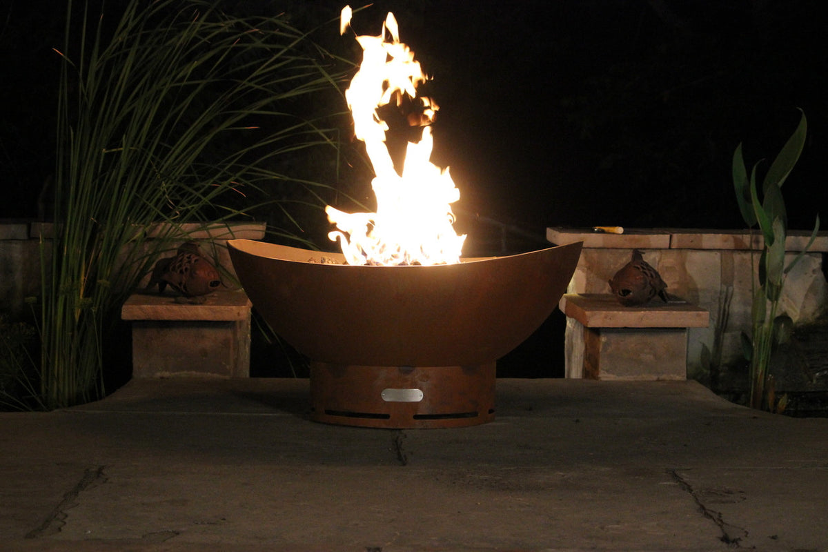 Scallop by Fire Pit Art