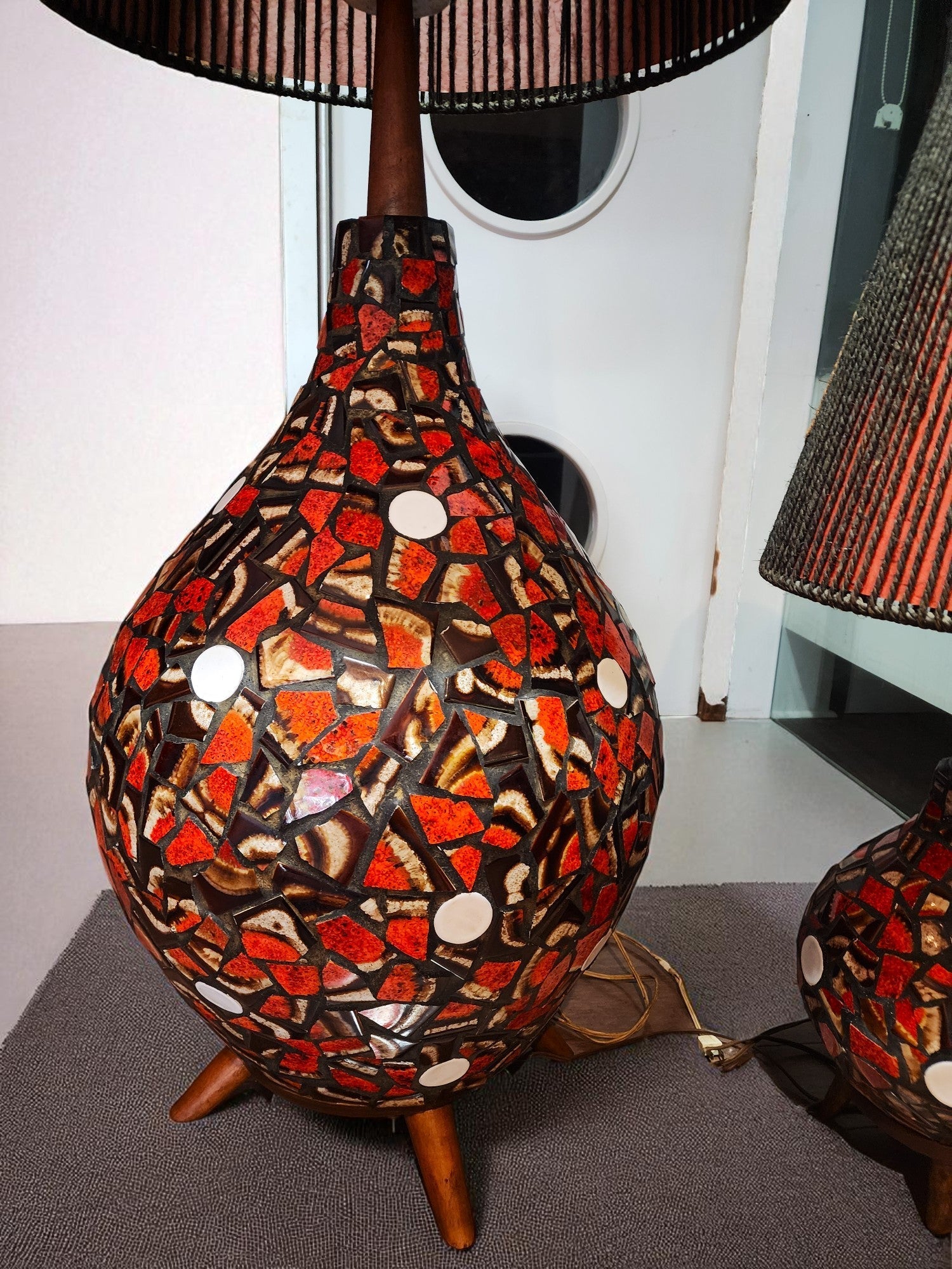 Set of Mid Century Modern Floor and Table Lamps by Maurice Chalvignac