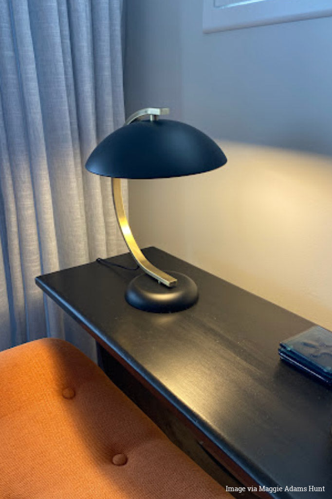 Black Charleston Table Lamp