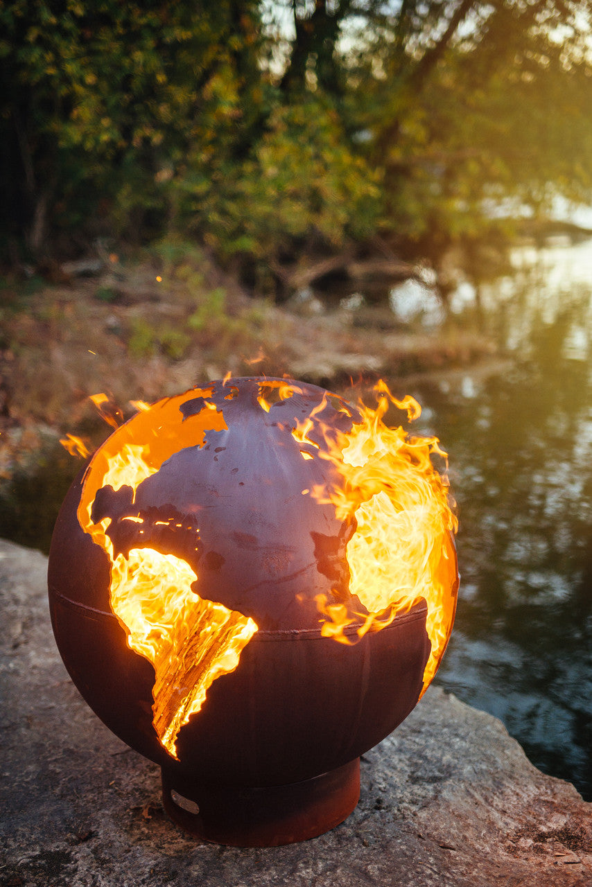 Third Rock by Fire Pit Art