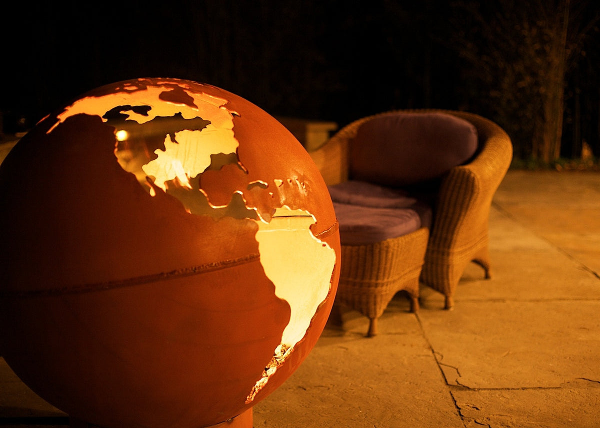 Third Rock by Fire Pit Art