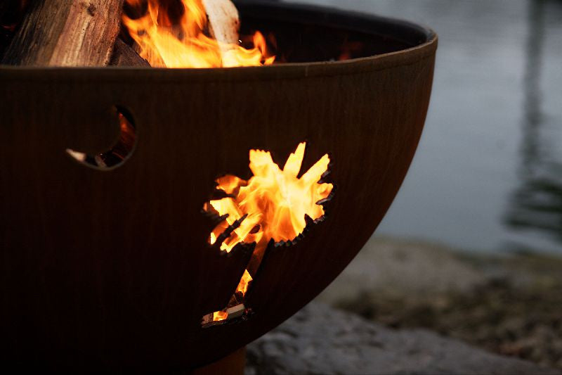Tropical Moon by Fire Pit Art