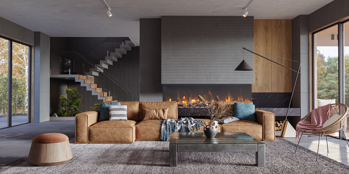 Amantii Tru View Bespoke 65" Electric Fireplace