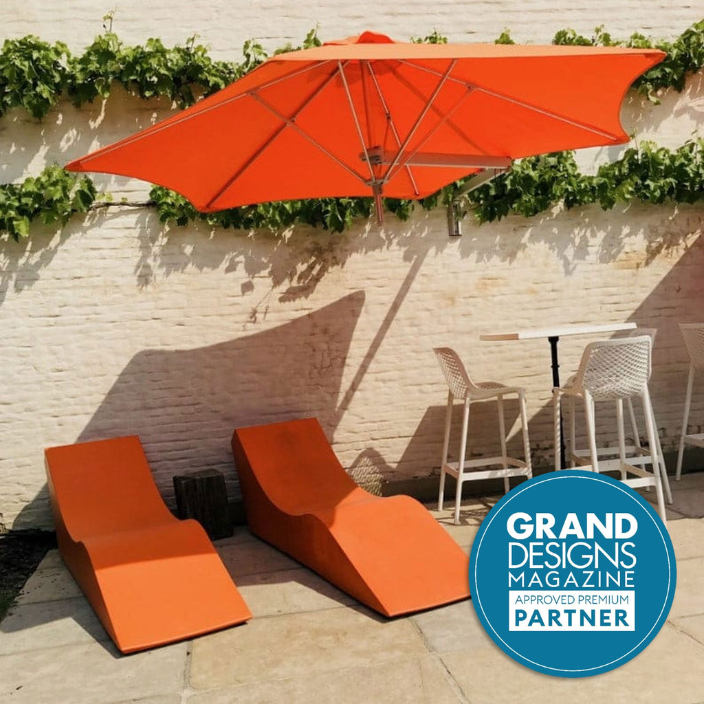 Instashade Paraflex 2.3m Square Wall-Mounted Parasol