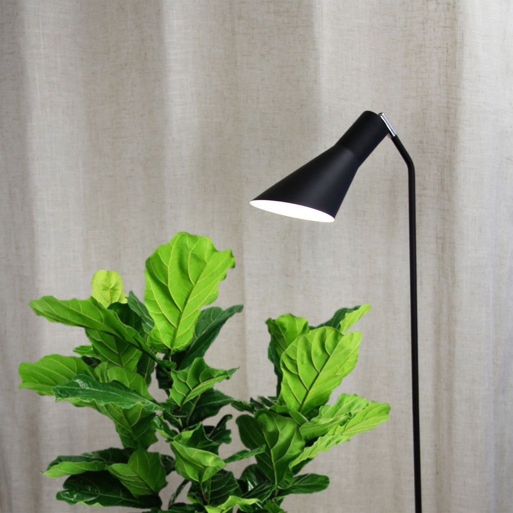 Floor Lamp Peza E27 40W 1460mm Matte Black