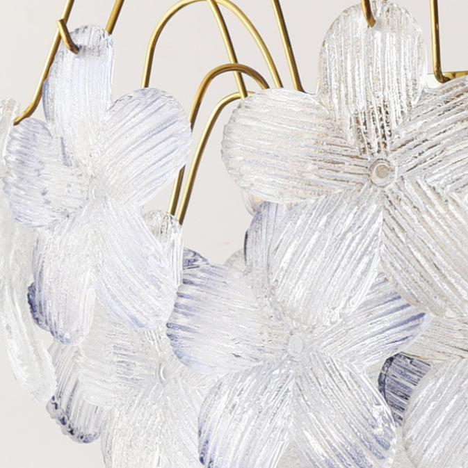 Vintage Flower-Shaped Chandelier