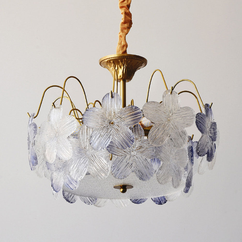 Vintage Flower-Shaped Chandelier