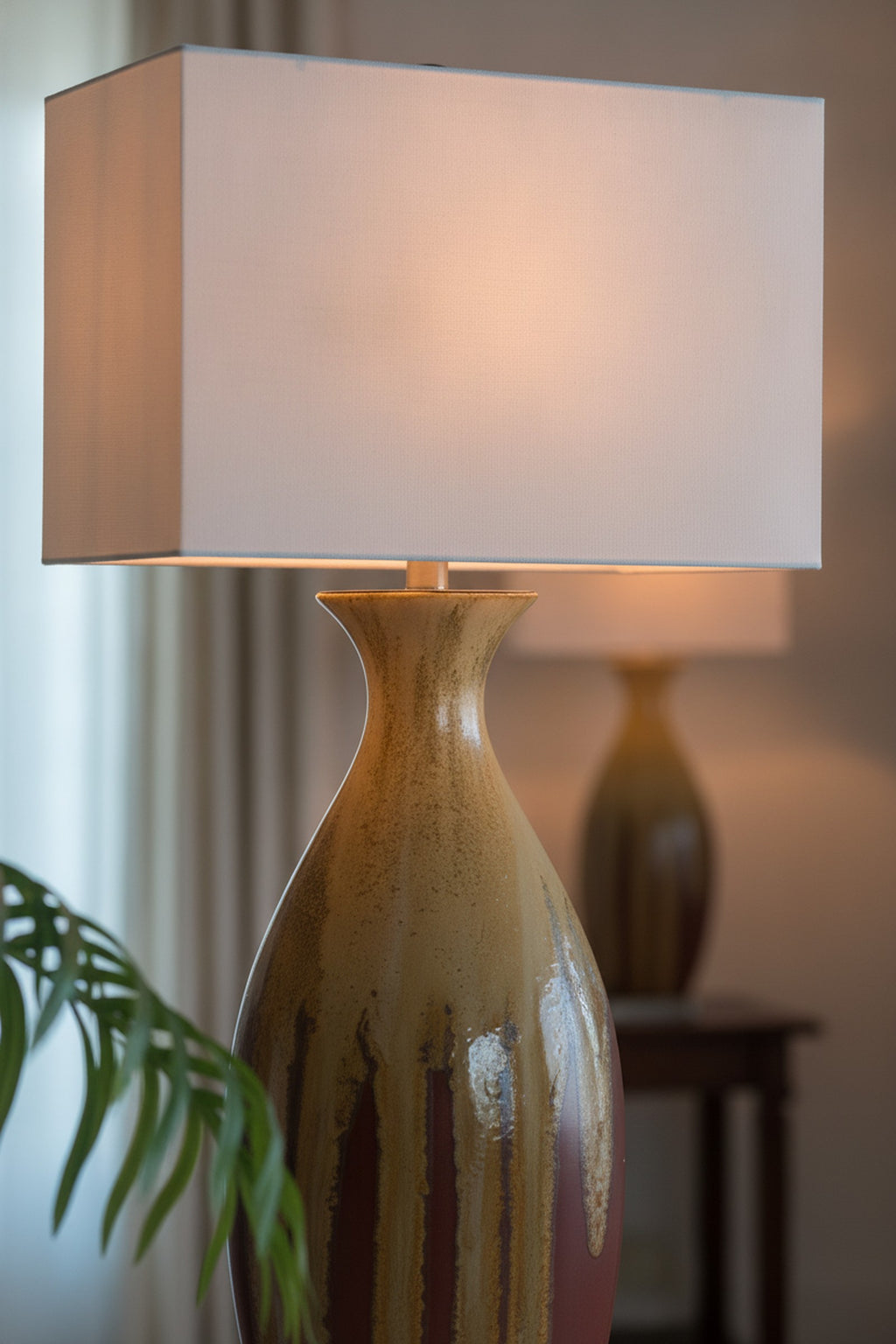 Ceramic Table Lamp — detail — Maison Bruxelle