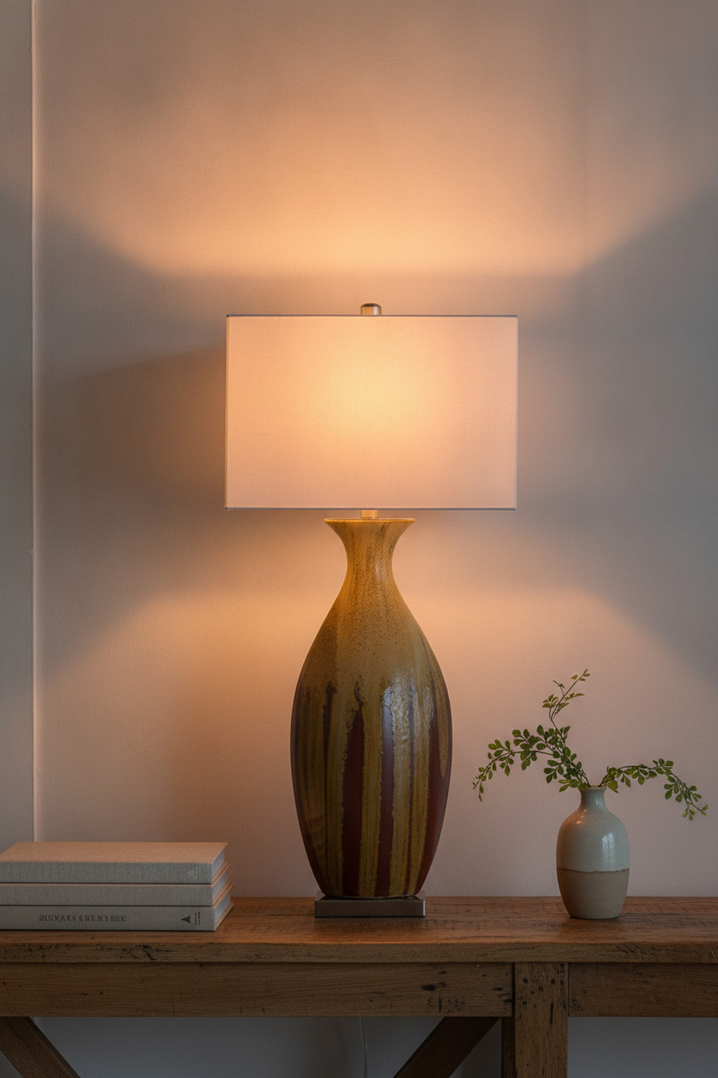 Ceramic Table Lamp — styled — Maison Bruxelle