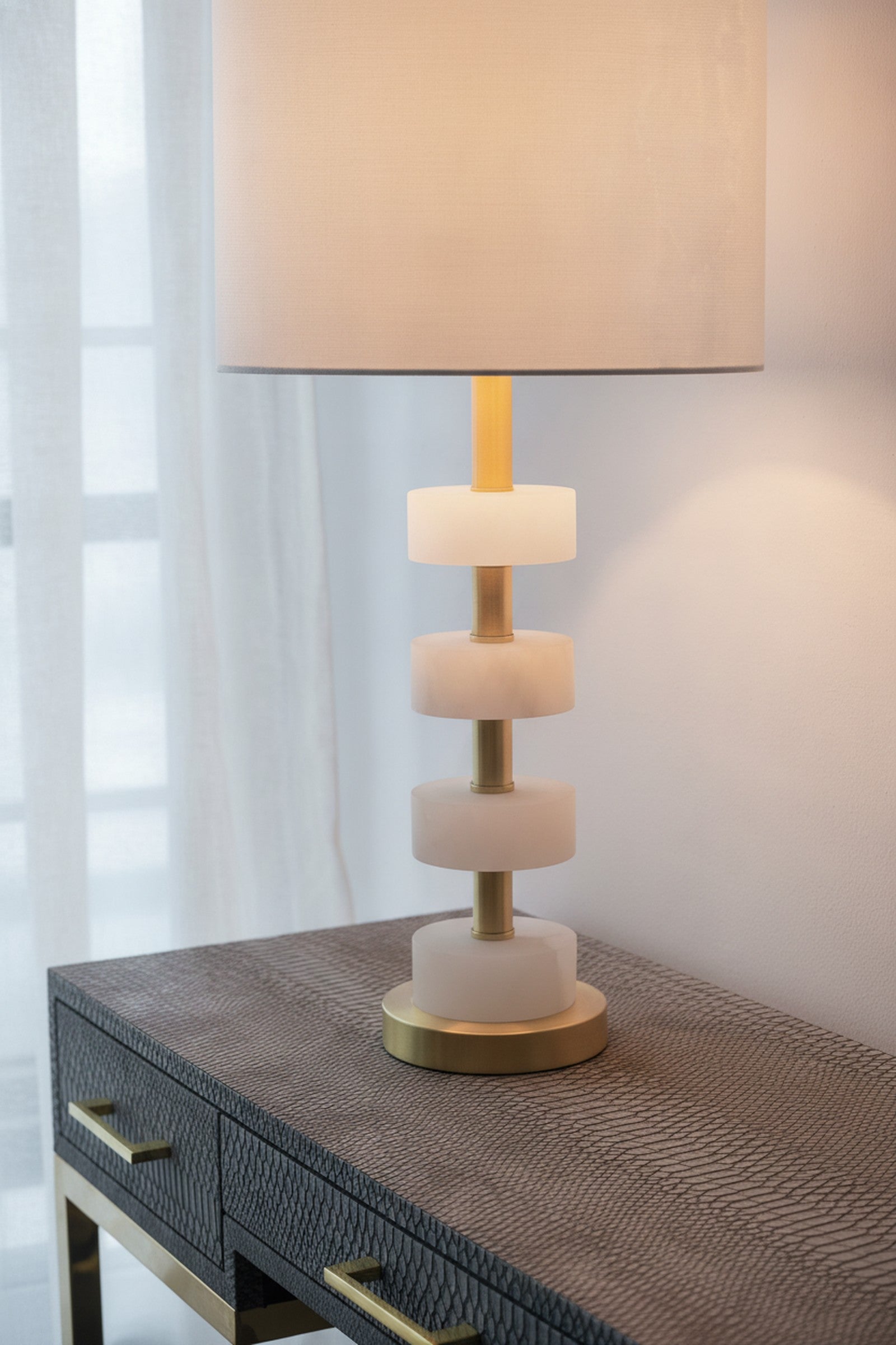 Marble Table Lamp — detail — Maison Bruxelle