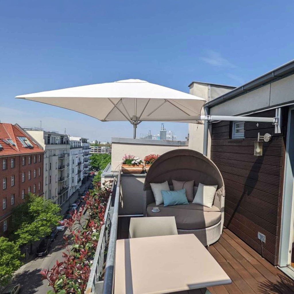 Instashade Paraflex 2m Square Wall-Mounted Parasol