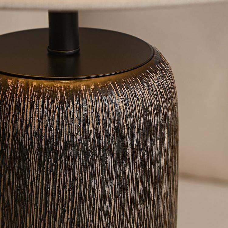 Distressed Wooden Floor Lamp