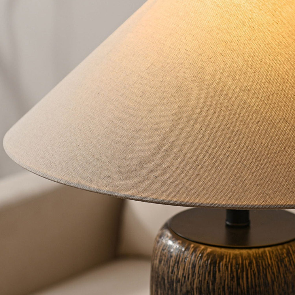 Distressed Wooden Floor Lamp