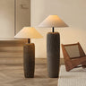 Distressed Wooden Floor Lamp