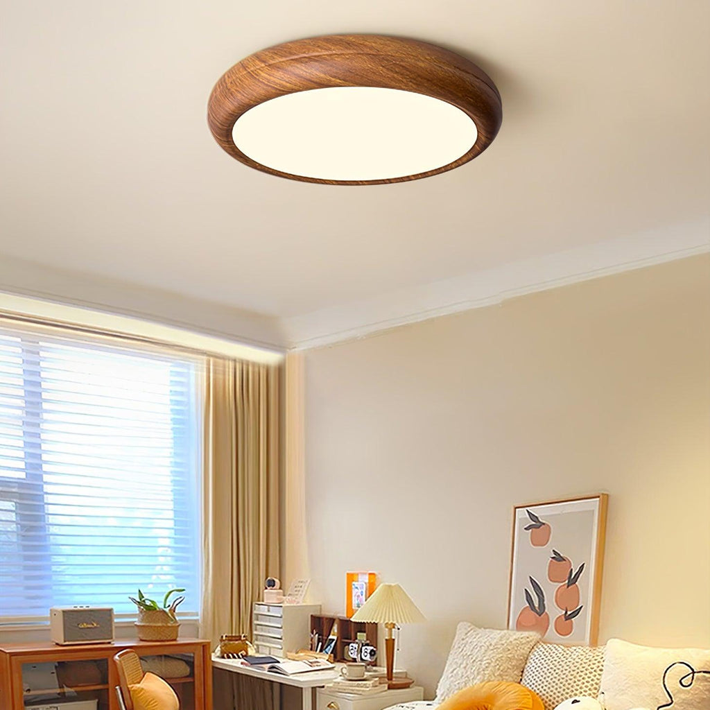 Veinure Du Bois Round Flush Mount
