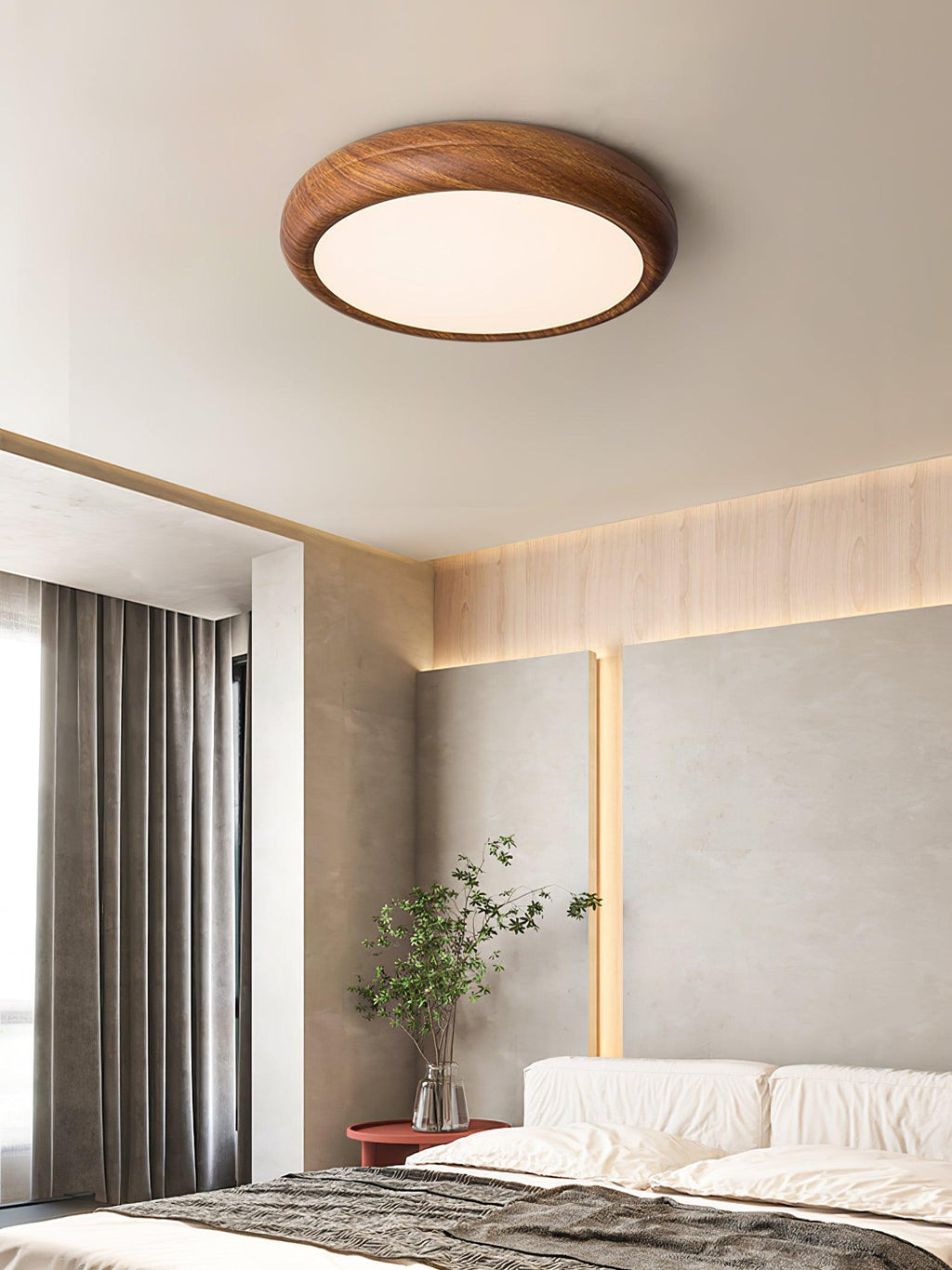 Veinure Du Bois Round Flush Mount