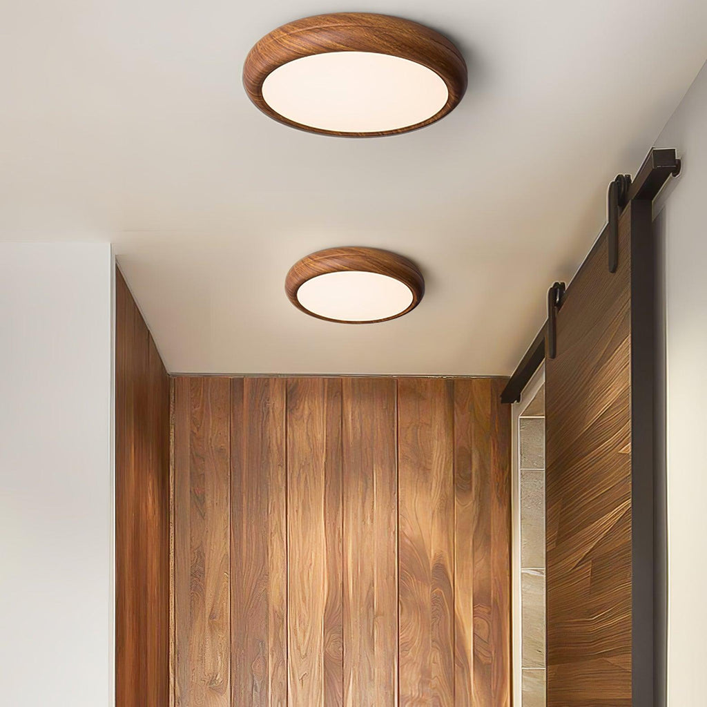 Veinure Du Bois Round Flush Mount