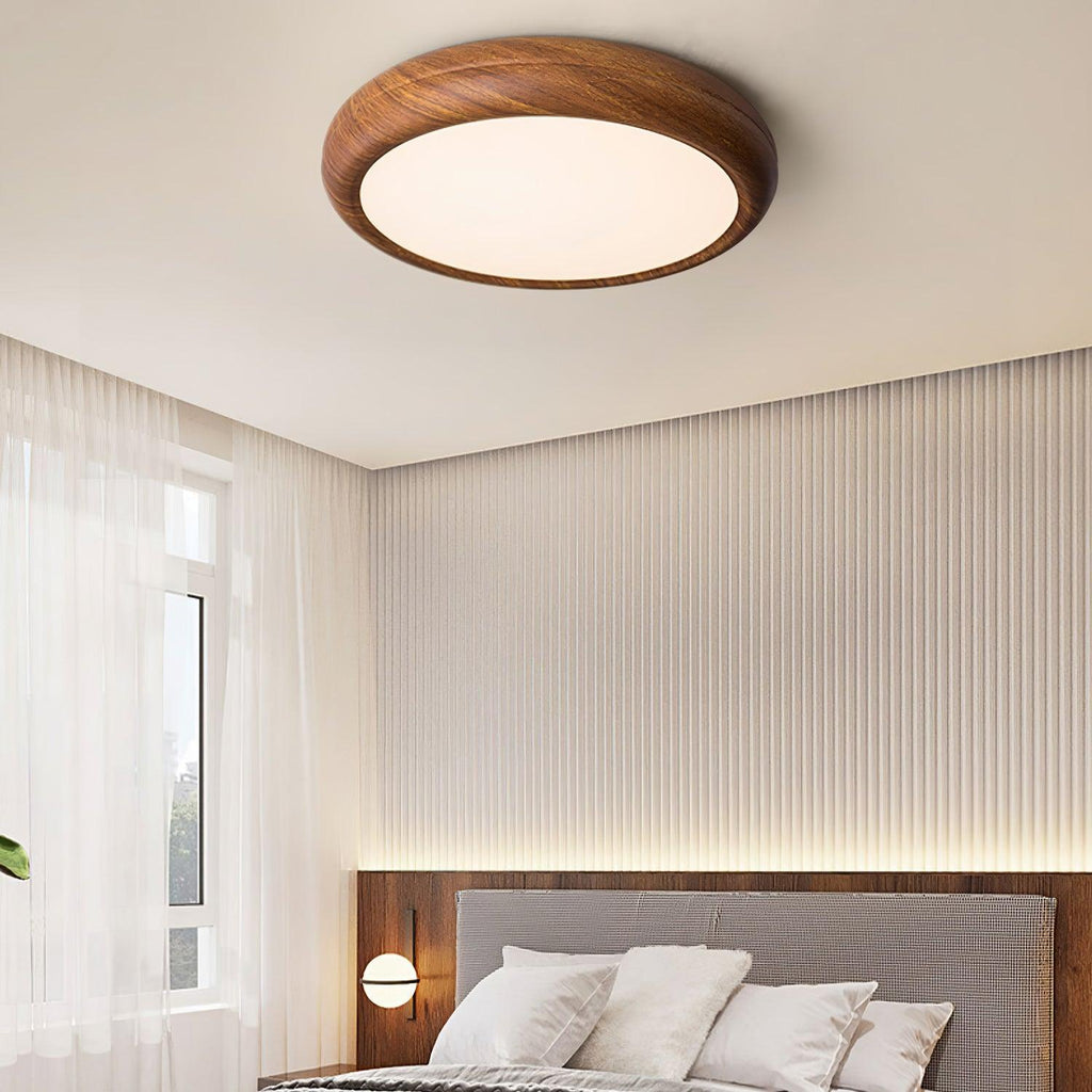 Veinure Du Bois Round Flush Mount