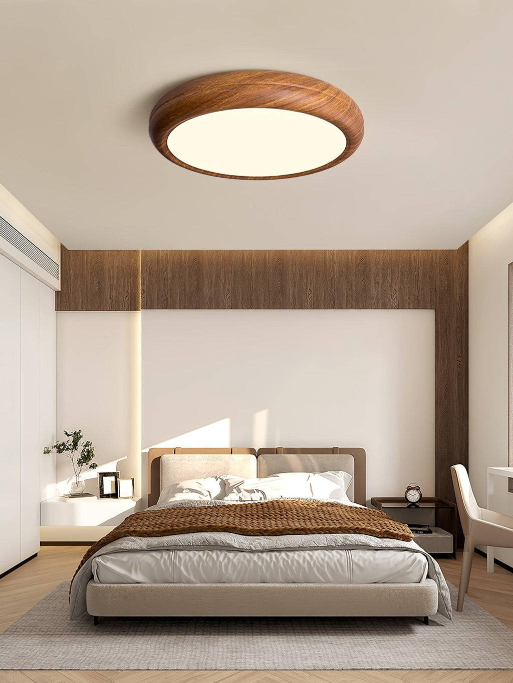 Veinure Du Bois Round Flush Mount