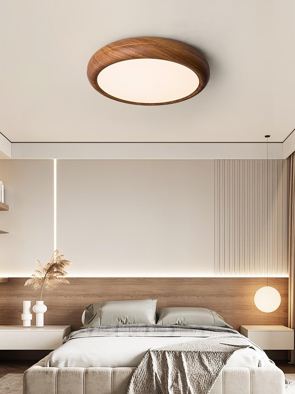 Veinure Du Bois Round Flush Mount