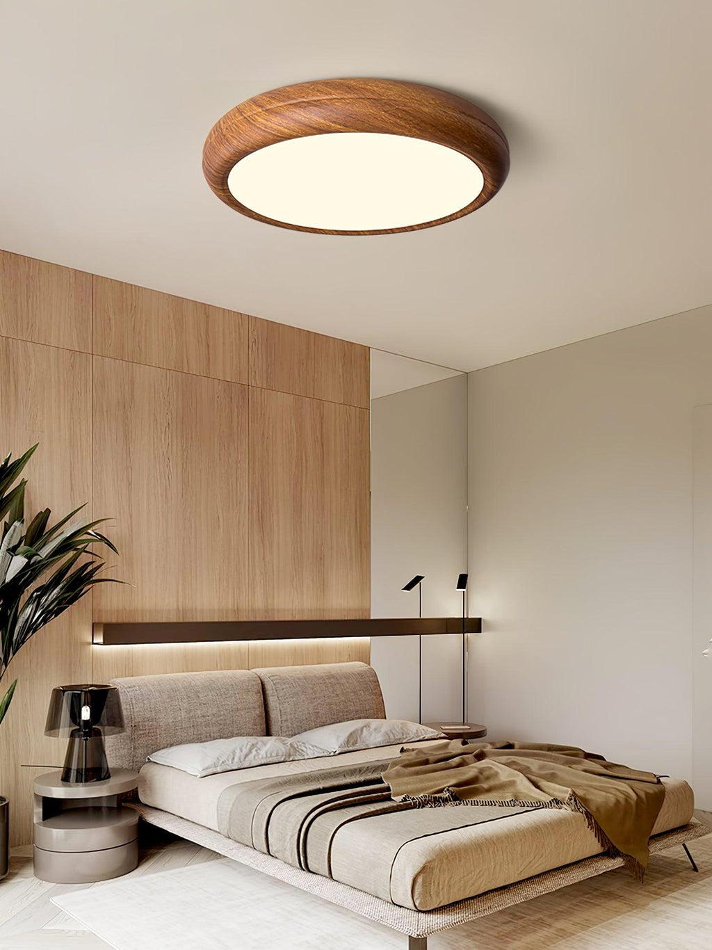 Veinure Du Bois Round Flush Mount