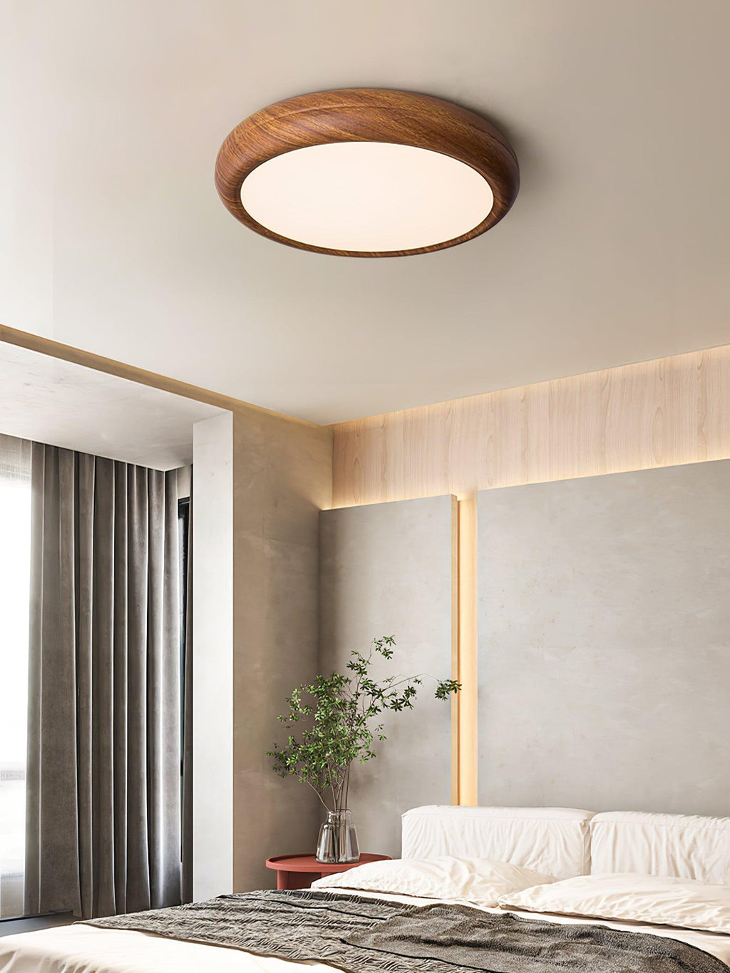 Veinure Du Bois Round Flush Mount