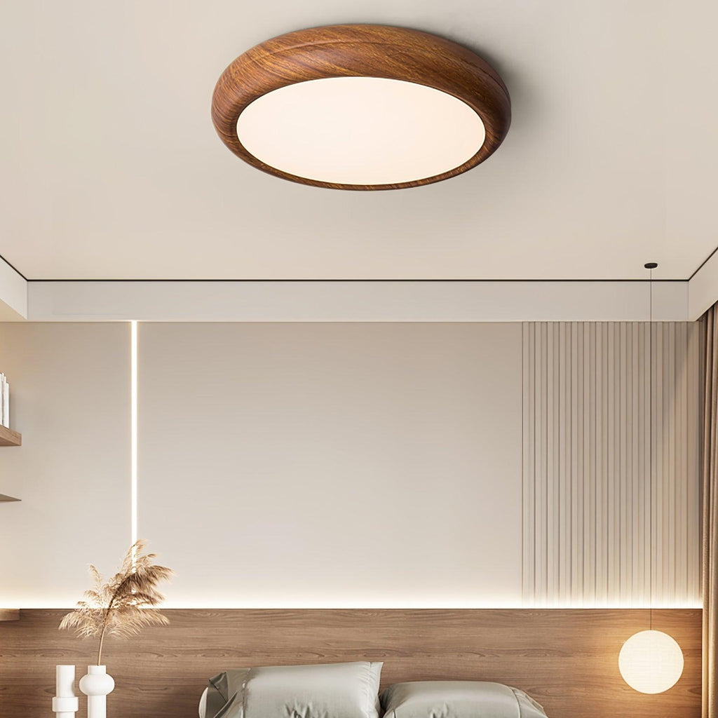 Veinure Du Bois Round Flush Mount