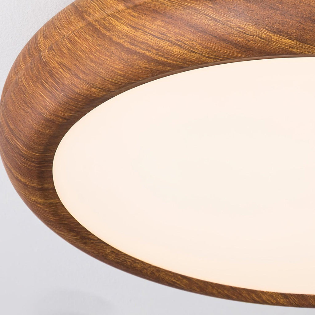 Veinure Du Bois Round Flush Mount