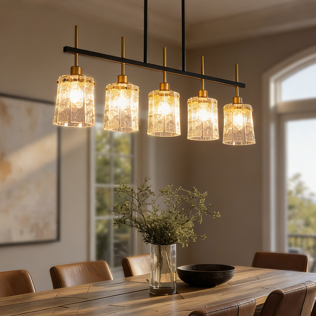 Farmhouse Chandelier 5-Light Dining Room Light Fixture